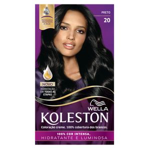 Tinta de Cabelo Wella Koleston - Preto 20