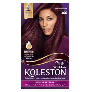 Tinta de Cabelo Wella Koleston - Acajú Púrpura 366