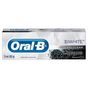 Creme Dental Oral B 40g Carvão Clareia e Purific