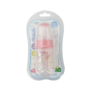 Mamadeira Kuka Natural Color Rosa Bico Ortodôntico 70ml
