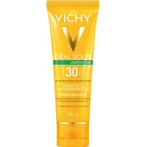 Protetor Solar Idéal Soleil Antiacne Vichy FPS30 40g
