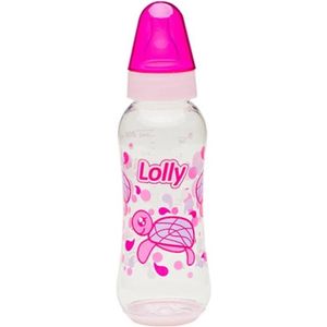 Mamadeira Lolly Oceano 250ml Silicone Orto Rosa