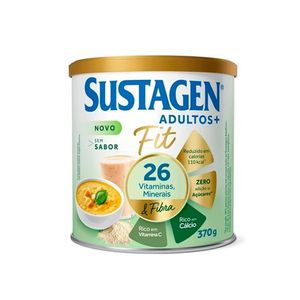 Sustagen Adultos+ Fit Complemento Alimentar Sem Sabor 370g