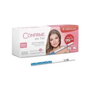 Teste de Gravidez Confirme 1 Tira Reagente + Tubo Coletor