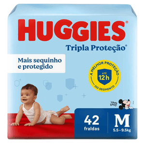 Fralda Turma Da Monica Tripla Prot Mega M 42 unidades
