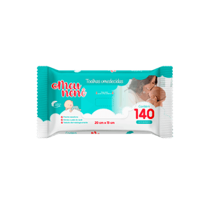 Toalhas Umedecidas Meu Nenê com 140 Unidades