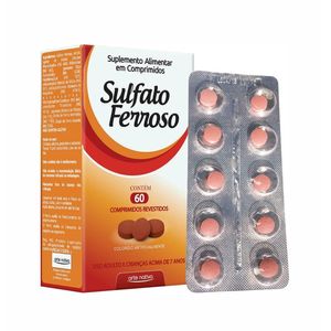 Sulfato Ferroso Arte Nativa com 60 Comprimidos