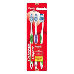 Escova Dental Colgate Classic Clean Leve 3 Pague 2