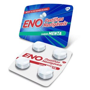 Eno Sabor Menta c/4 Pastilhas Mastigáveis