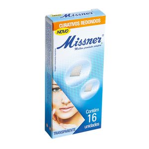 Curativo Missner Transparente Flexível Redondo 16 Unidades