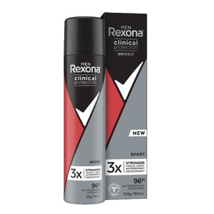 Desodorante Aerossol Rexona Clinical Men Sport 150Ml