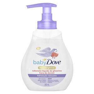 Sabonete Líquido de Glicerina Baby Dove Hidratação Relaxante Hora Dormir com  200Ml