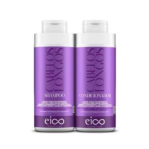 Kit Eico Shampoo+Condicionador Cabelos Longos 450ml