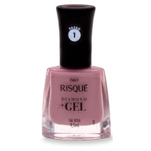 Esmalte Risque Diamond Gel Sal Rosa 9,5Ml