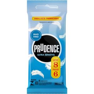 Preservativo Prudence Ultra Sensivel Leve 8 Pague 6