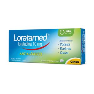 Loratamed com 12 comprimidos