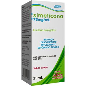 Simeticona Gotas 75mg/ml Teuto com 15ml