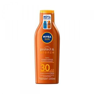 Protetor Solar Nivea Sun Protect & Bronze Fps 30 200Ml