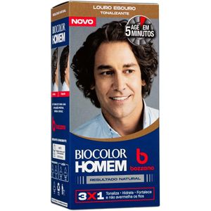 Tonalizante De Cabelo Bozzano Homem Louro Escuro