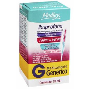 Ibuprofeno 100Mg/Ml Suspensao Oral 20Ml Medley