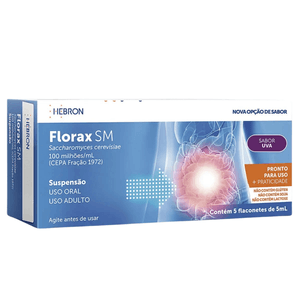 Florax Sm Adulto Com 5 flaconetes 5Ml