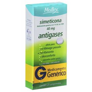Simeticona 40Mg Com 20 comprimidos Medley