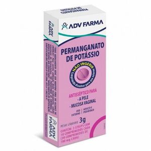 Permanganato de Potássio ADV 100mg com 30 Comprimidos