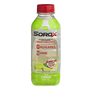 Sorox Limão 550ml - Bebida hidratante de eletrólitos