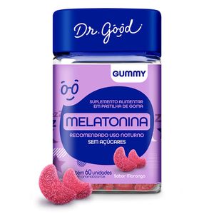 Dr. Good Suplemento Alimentar Melatonina com 60 Gomas