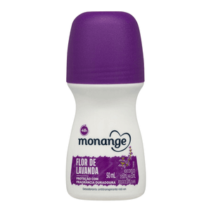 Desodorante Antitranspirante Roll-On Monange Flor de Lavanda Feminino 48h 50ml