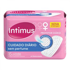 Absorvente Intimus Gel Days Sem Abas Sem Perfume com 15 unidades