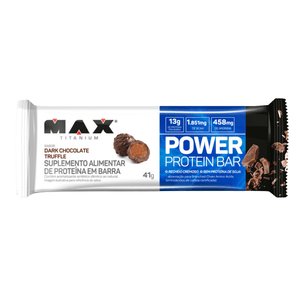 Barra de Proteína Max Titanium Power Protein Bar Napolitano 41g