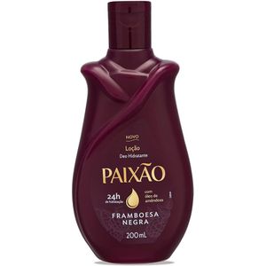 Loção Deo Hidratante Corporal Paixão Framboesa Negra  200Ml