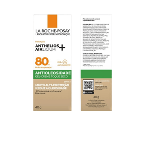 Protetor Solar Facial Antioxidante FPS 80 La Roche-Posay Anthelios Airlicium+ Cor 1.0 40g