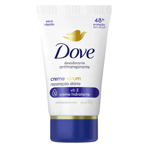 Desodorante Antitranspirante Creme Dove Creme Sérum Feminino 48h Reparação Diária 50g