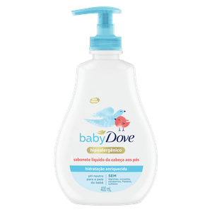 Sabonete Líquido Dove Baby Hidratação Enriquecida Cabeça Aos Pés 400mL