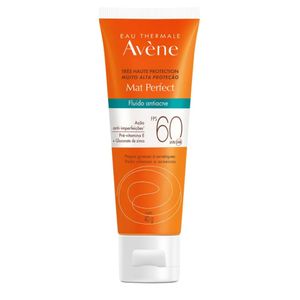 Protetor Solar Facial Avène Mat Perfect Fluido Antiacne FPS60 com 40g