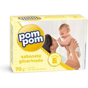 Sabonete Pom Pom Glicerina 80g