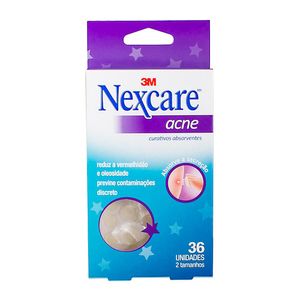 Curativo Acne Nexcare com 36 unidades