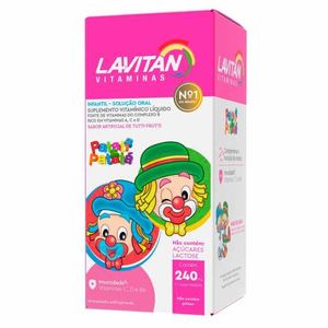 Suplemento Vitamínico Lavitan Kids Tutti-Frutti 240Ml