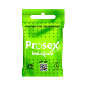 Camisinha Prosex Texturizado Premium 3 unidades