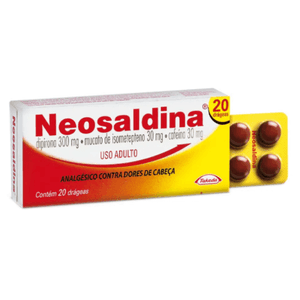 Neosaldina com 20 comprimidos