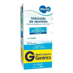 Hidroxido De Aluminio 61,5Mg/Ml Suspensao Oral 240Ml Ems