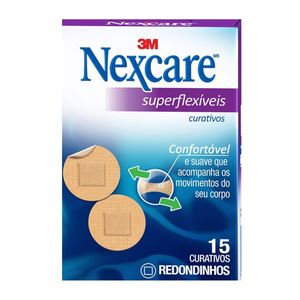 Curativo Nexcare Redondinho Superflexivel 15 unidades