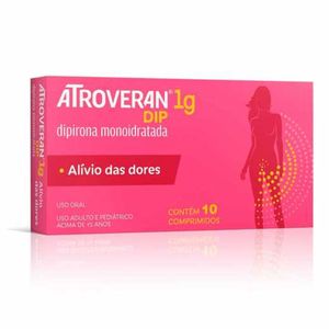 Atroveran Dip (Dipirona 1g) com 10 Comprimidos