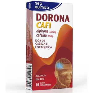 Dorona Cafi Dipirona 500mg + Cafeína 65mg 16 comprimidos Neo Química