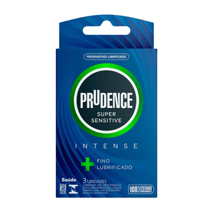 Camisinha Prudence Super Sensitive (Intense) 3 unidades