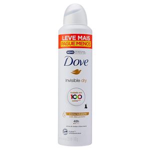 Desodorante Antitranspirante Aerosol Dove Invisible Dry com 250ml