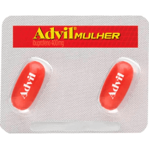 Advil Mulher 400mg com 2 capsulas Líquidas