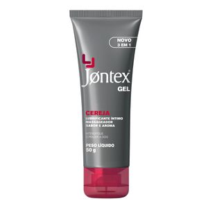 Gel Lubrificante Intimo Jontex Cereja 3 Em 1 50G